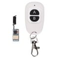 thumbnail image 3 of Interrupteur de Télécommande Sans Fil, Sensible 433MHz Télécommande Relais Interrupteur 1A Charge Maximale Mode de Travail Réglable pour Équipement de Levage pour Portes, 3 of 8