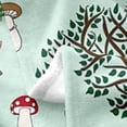 thumbnail image 3 of lokua Farm Animals Fleece Blanket Baby Size, Cartoon Rabbit Deer Fox Hedgehog Fuzzy Blanket for Kids Boys Girls, Mushroom Tree Woodland Decor Flannel Blanket, Soft Cozy Throw Blanket, Green, 3 of 5