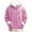 Pink, variant on Zip Up Hoodie Men Oversize Hooded Sweatshirt, Casual Pullover Cardigan Drawstring Hoodies with Pockets,Beige,6XL