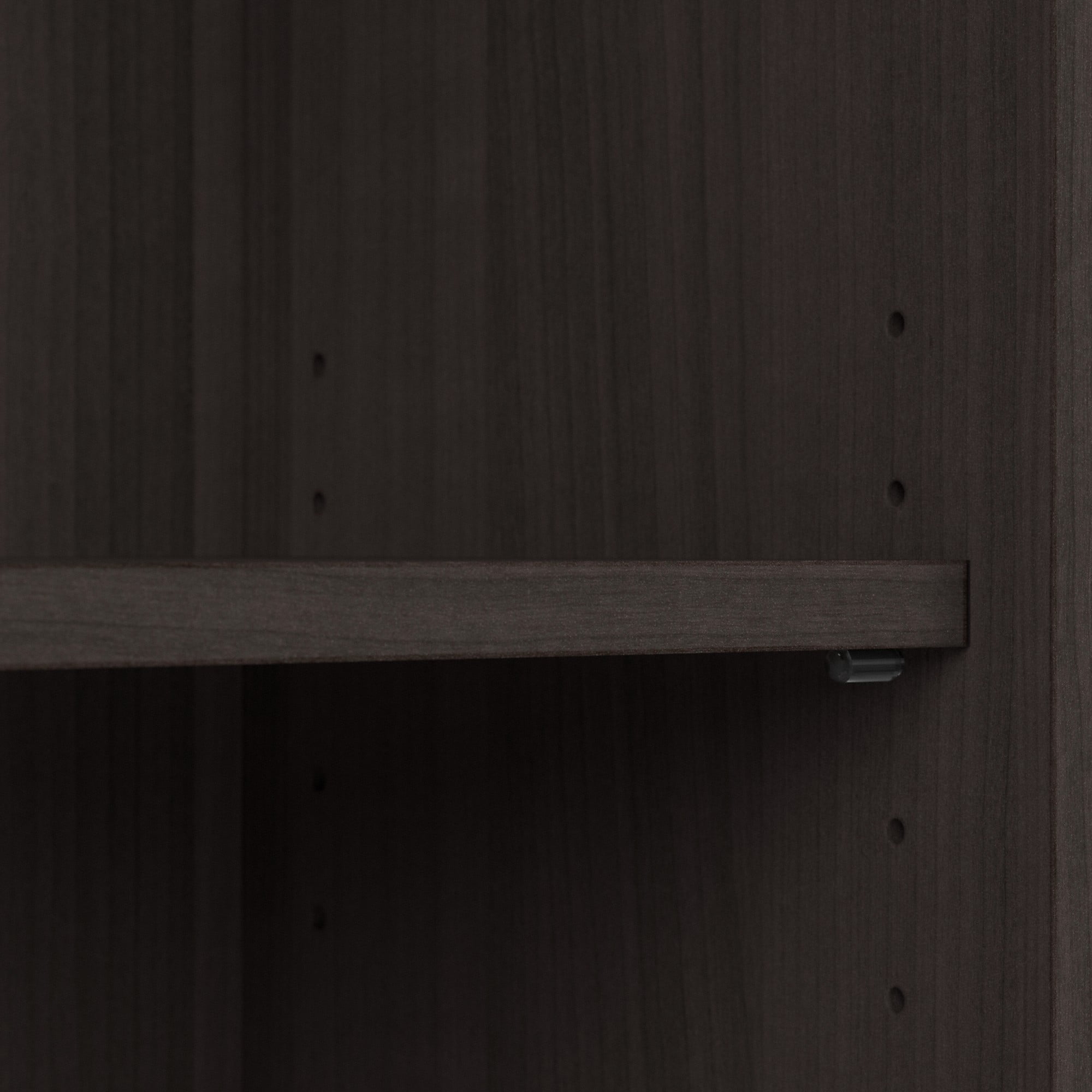 Bush Furniture Cabot Tall 5 Shelf Bookcase, Heather Gray