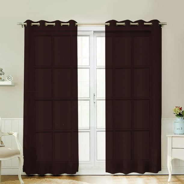 Cortinas Largas con Aros Alfer Home Lisa 2.80 X 2.10 M Juego de 2 paneles