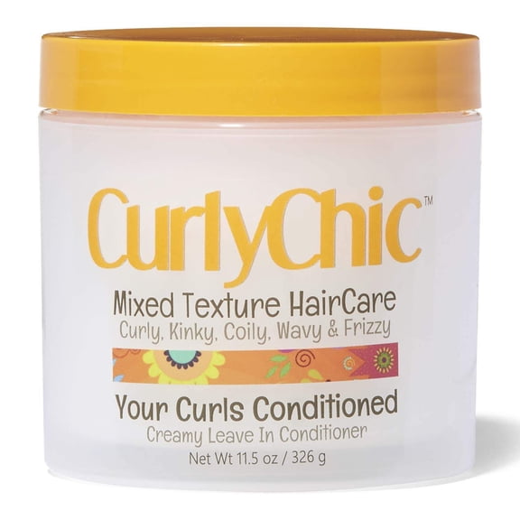 Curlychic Your Curls Conditioned Creamy Leave In Conditioner, 11.5 oz