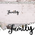 thumbnail image 1 of Lettres en Fer Forgé pour Famille, Suspensions Murales Créatives, 1 of 6