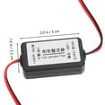 JMXIANG Portable Car Rear View Rectifier 12V DC Power Relay Capacitor