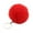 Red, variant on Pom Pom Keychain Fluffy Faux Fur Hair Ball Tassels Pendant Charm Car Bag Keyring