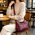 thumbnail image 3 of Sunyuer Crossbody Bags For Women Pocketbooks Soft PU Leather Purses and Handbags Multi Pocket Shoulder Bag, 3 of 7