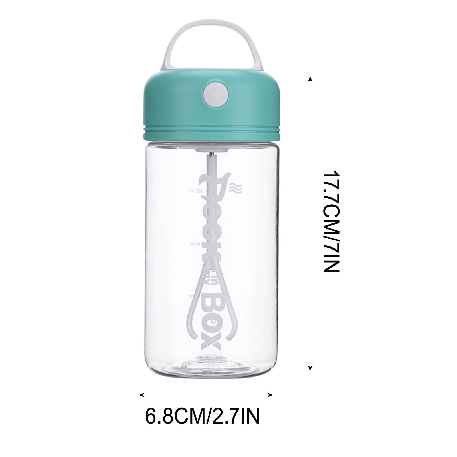 Wheat Straw Protein shaker bottle with 2pcs small and med mixer