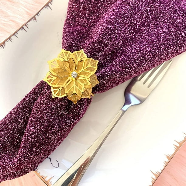 Flower napkin shop rings wholesale