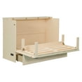 thumbnail image 6 of New ​Full Size Gold Murphy Bed with Large Drawers - Space-Saving Wood Cabinet, USB Charging, 400 LBS Capacity, Easy Assembly​​, 6 of 10