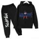 thumbnail image 3 of Ropa para niños Conjunto de sudadera con capucha para niños y pantalones de sudadera Conjunto deportivo de 2 piezas para niños y niñas Ropa estampada de Mbappé, 3 of 5