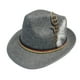 thumbnail image 1 of Sombrero de vaquero occidental para mujer y hombre, elegante, de ancha, para disfraz , accesorios para acampar Gris oscuro, 1 of 8