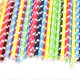 thumbnail image 3 of 60Pcs Straw Household Drinking Paper Straws Supplies Colorful Dot Party DIY Decorations, 3 of 3