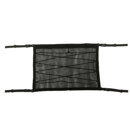 

Double Express Interior Car Ceiling Cargo Net Pocket Interior Overhead Roof Top Bag Polyester Hanging Sundries Storage Organizer Car Net For Van SUV Trunk Interior Led Light