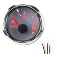 thumbnail image 3 of Fuel Level Gauge Fuel Level Display Multi-function Boat Meter 2in Fuel Level Gauge Intelligent Alarm IP67 Waterproof Marine Auto Instrument 316 Stainless Steel, 3 of 8
