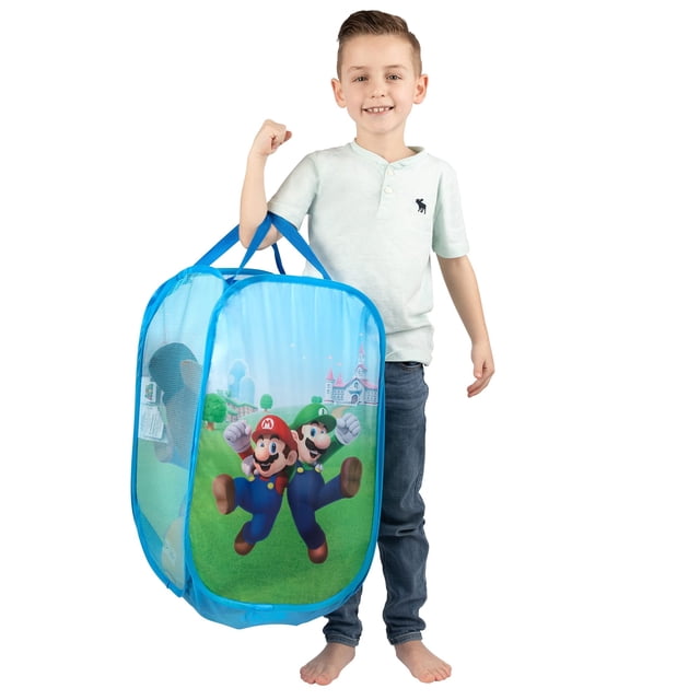 Cesta plegable para almacenamiento Franco Super Mario Kids Room