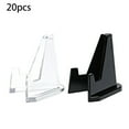 thumbnail image 1 of MYG 20Pcs Plastic Coin Display Stand Clear Round Square Case Capsules Holder Easel, 1 of 7