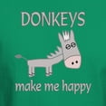 thumbnail image 3 of CafePress - Donkey Happy Dark T Shirt - Men's Classic Graphic Cotton T-Shirt, 3 of 4