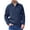 Dark Blue, variant on Mens Stand Collar Sweater Pullover V-Neck Long Sleeve Knitted Top Winter Solid Color Loose Sweatshirt for Men (Army Green 2XL)