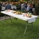 thumbnail image 2 of Mesa Plegable de Plastico Tipo Portafolio para  Jardin Eventos Interior y Exterior 1.80 Metros Gaon, 2 of 10