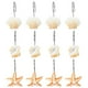 thumbnail image 1 of Juego De Ganchos Colgantes Con Forma De Concha De Estrella De Mar, Juego De Ganchos Colgantes De Acero Inoxidable Para Cortina Minnieouse HA026411-03, 1 of 7