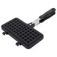 thumbnail image 1 of Double Waffle Pan, Time Saving Multifunctional Stovetop Waffle Maker Pan  For Desserts, 1 of 8