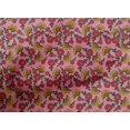 thumbnail image 4 of oneOone Cotton Cambric Fabric Leaves & Floral Block Print Sewing Fabric BTY 56 Inch Wide, 4 of 4