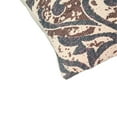 thumbnail image 6 of 18 x 18 Square Accent Throw Pillow, Damask Print, Soft Polyester Filler, Cream, Blue, 6 of 7