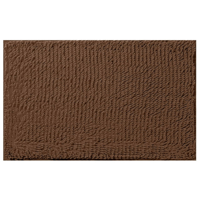 Giyblacko Carpet Door Mats Coffee Color Bathroom Rug Won't Slip Bathroom Mat Soft And Comfortable Furry Durable Thickened Bathroom Rug Machine Washable Reusable