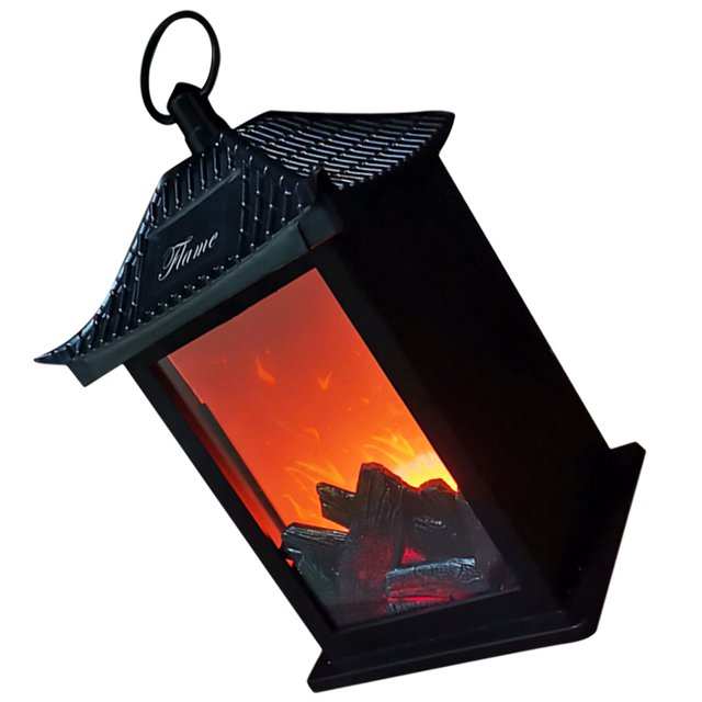 unbranded Farol LED Decorativo Negro Para Fiesta Y Ambiente