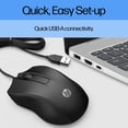 thumbnail image 4 of Mouse HP Wired 100 Precise Optical Sensor 1600 DPI USB, 4 of 8