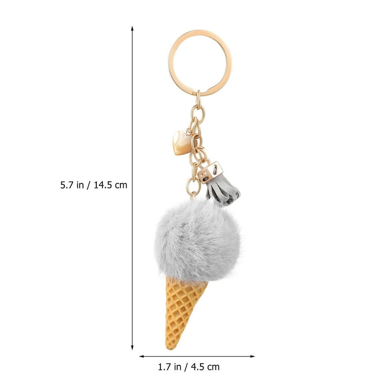 ice Cream keychain, keychain ice cream