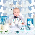 thumbnail image 2 of Banner KINGZONE de decoración para baby shower con body azul, 2 of 7