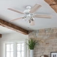 thumbnail image 2 of Prominence Home Saybrook 52" Bronze Indoor Reversible Blades Ceiling Fan, 2 of 7