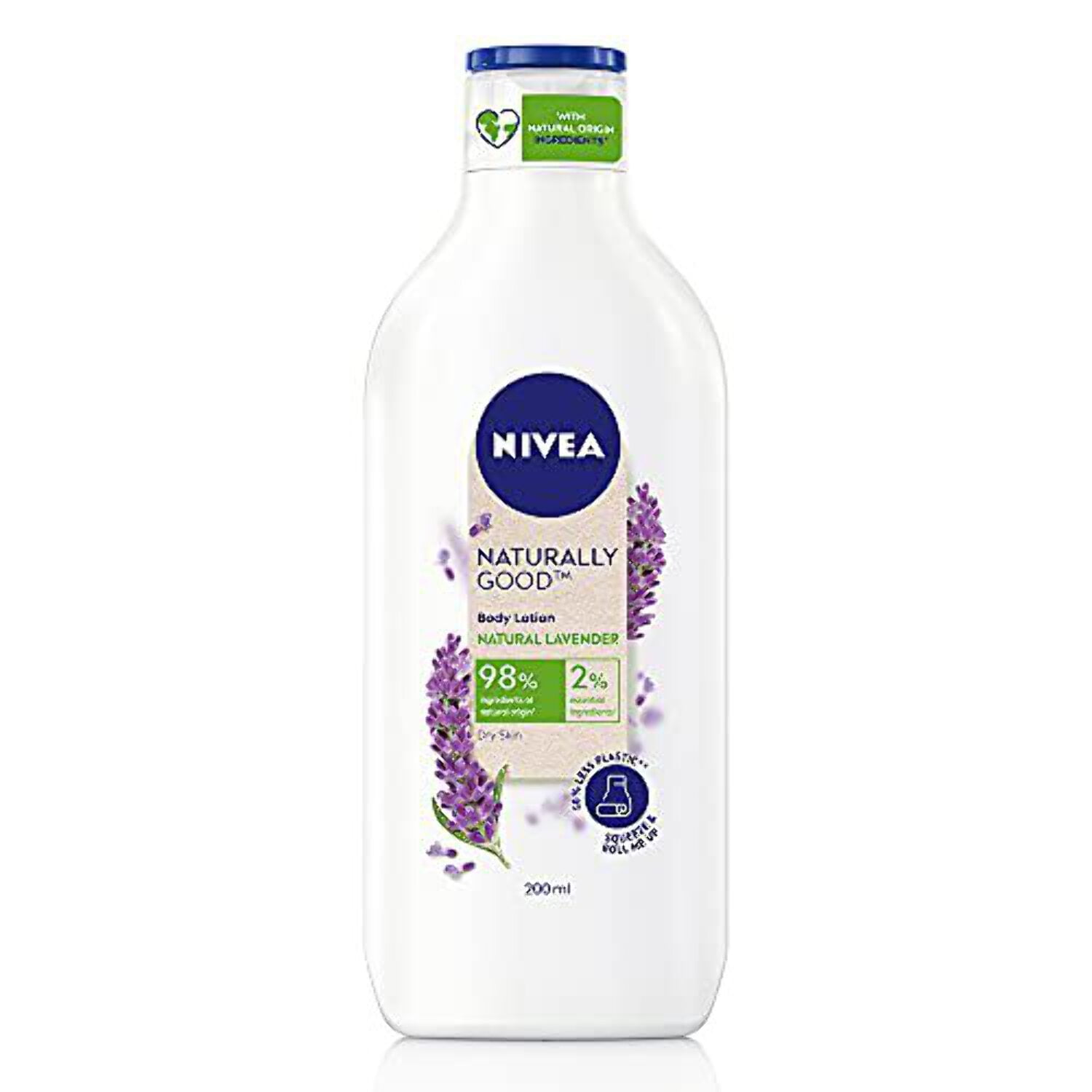 opslag bestuurder zelf Nivea Naturally Good, Natural Lavender Body Lotion, For Dry Skin, No  Parabens, 98% Natural Origin Ingredients, 200 ml - Walmart.com
