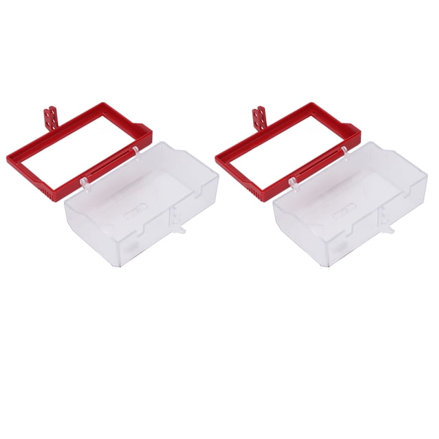 Bloqueo De La Cubierta Del Botón De Parada De Emergencia, Cubierta Transparente Del Interruptor Del Botón Pulsador De Encendido 2 Piezas PC De Resina Diseño De Orificio De