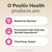 O Positiv URO Urinary Tract Health Vitamin Capsules with Cranberry and D-Mannose, 60 Count