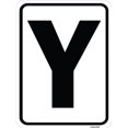 thumbnail image 1 of SignMission A-1824-22916 18 x 24 Po Signe en Aluminium - Signe avec la Lettre Y, 1 of 1