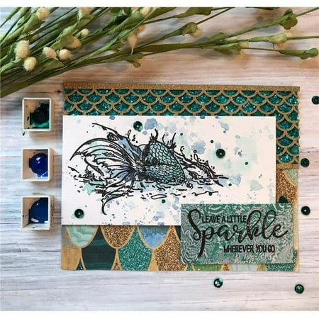 UPC: 0857287008102 | Colorado Craft Company Clear Stamps 4 X6 -Be A Mermaid-Lovely Legs