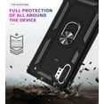thumbnail image 6 of Note 10 Plus Case,Note 10+ Case, Military Grade Protective Cases Cover with Ring Car Mount Kickstand for Samsung Galaxy Note 10 Plus/Note 10 Plus 5G - Black, 6 of 12