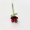 Red, variant on CUTICATE Mini Glass Flower Creative Floral Figurine for Women Red