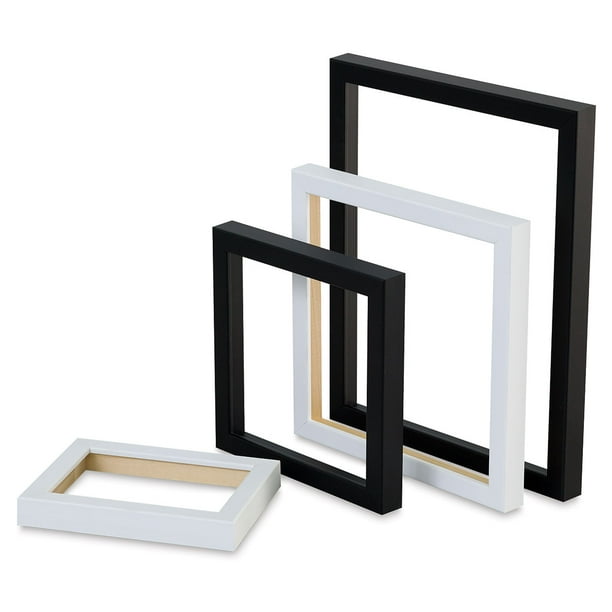 Blick Wood Gallery Open Back Frame 12 X 16 White Walmart Com Walmart Com
