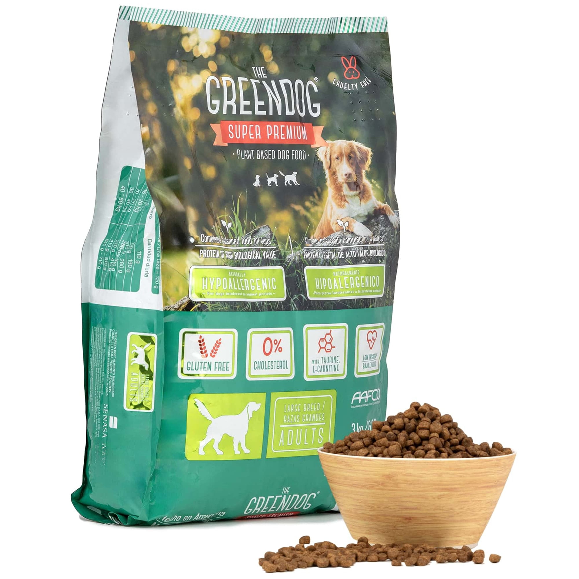 The Green Dog: Super Premium - Adult Regular Bite - 6.6 Lb Bag Dog