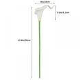 thumbnail image 2 of Bangus 20pcs Calla Lily Simulation Flowers, Artificial Calla Lily Silk Flowers for Home Kitchen & Wedding Decorations, 2 of 6