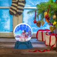 thumbnail image 2 of Tarjeta de regalo de Navidad emergente 3D, globo de nieve, feliz vacaciones de Navidad, decoración, regalo, tarjeta de felicitación emergente, 2 of 3