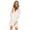 Cream, variant on Women's Double Take Textured Quarter Zip Long Sleeve Dress 95% Polyester 5% Spandex Fabric for a chic weekend look