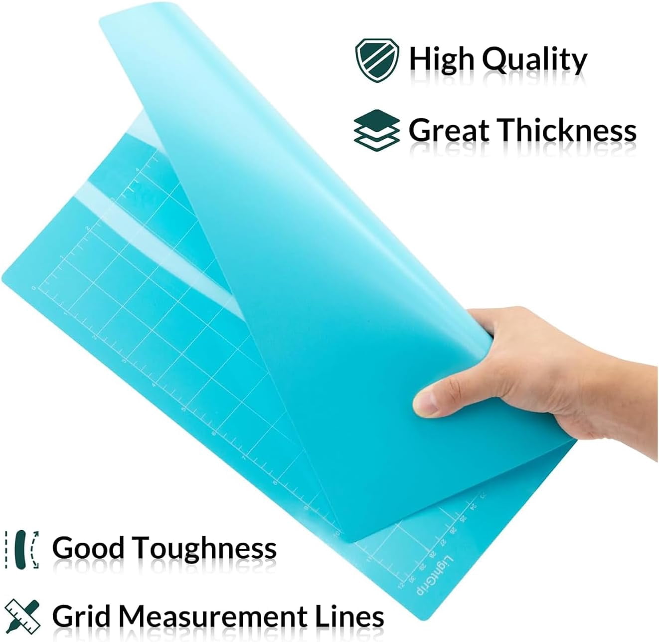 Cutting Mat for Cricut,12x12 inch 10 Pcs Variety Cutting Mats (LightGrip,StandardGrip,StrongGrip,FabricGrip) Replacement Accessories for Cricut Maker 3/Maker/Explore 3/Air 2/Air/One
