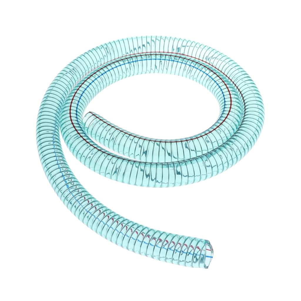 Choose Length PVC Clear Braided Reinforced Hose Pipe Air/Food/Gas/Water/Oil 