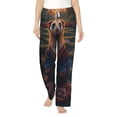 thumbnail image 2 of Lsque Garden Meditating Weasel Print Women's Pajama Pants, Lounge Pant - Comfortable Home Wear,Elastic Waistband, Stylish Design-XX-Large, 2 of 9