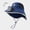 Blue, variant on BRGZLK Boys Cooling Solar Fan Hat Summer 2026 Trendy Quick Drying Adjustable Sun Protection Hats for Outdoor Gray Free Size