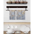 thumbnail image 3 of Yellow Blue Forest Kitchen Dish Towels for Drying Dishes Set of 3, Modern Oil Painting Art Waffle Weave Microfiber Hand Tea Bathroom Towels Quick Dry & Absorbent Towel 15.7x23.6, 3 of 7